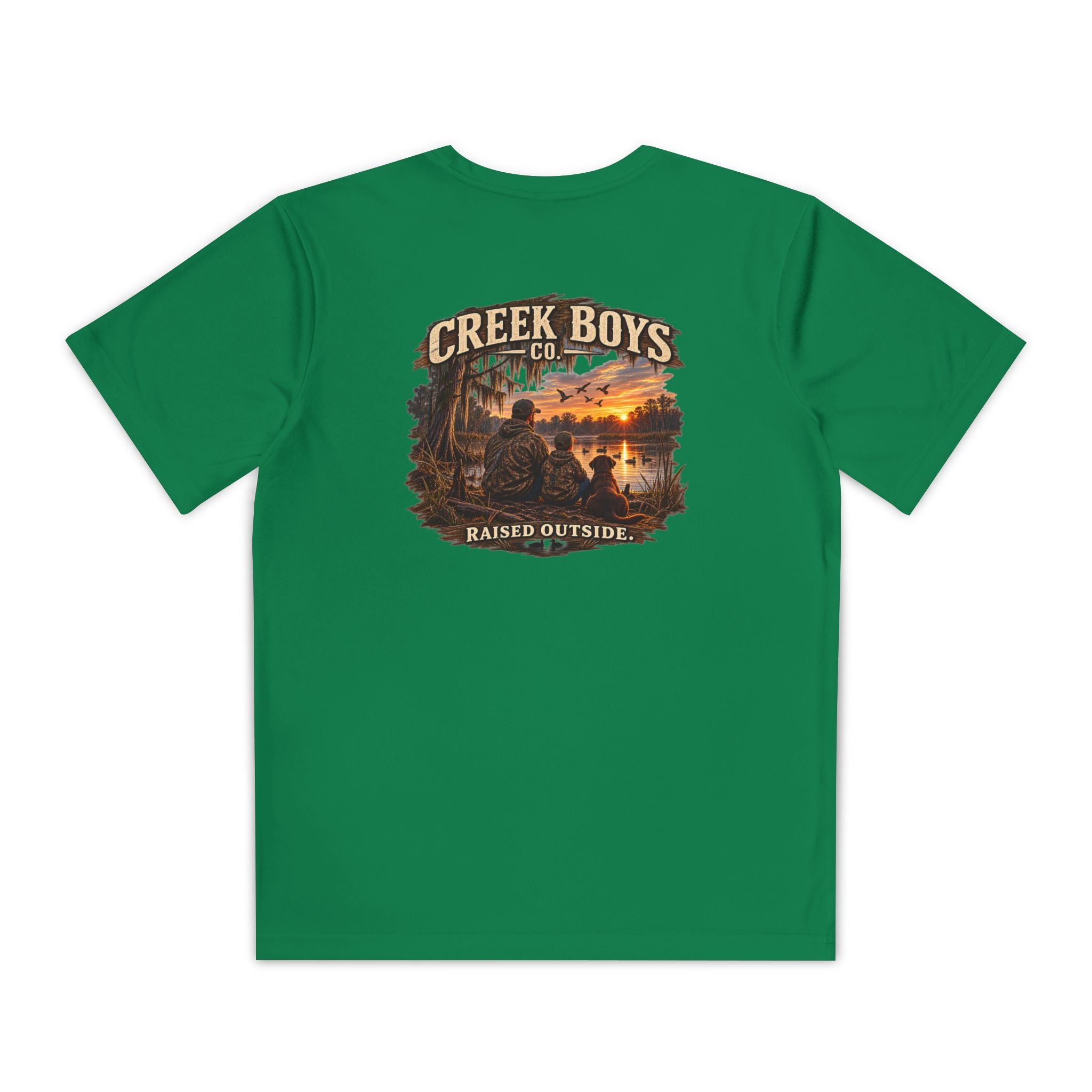Raised Outside – Youth Duck Camp Tee