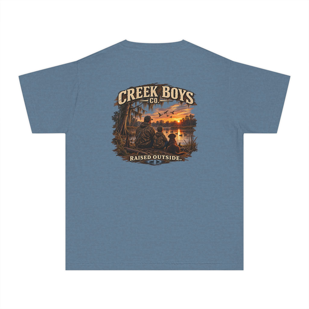 Raised Outside Duck Camp Youth Tee