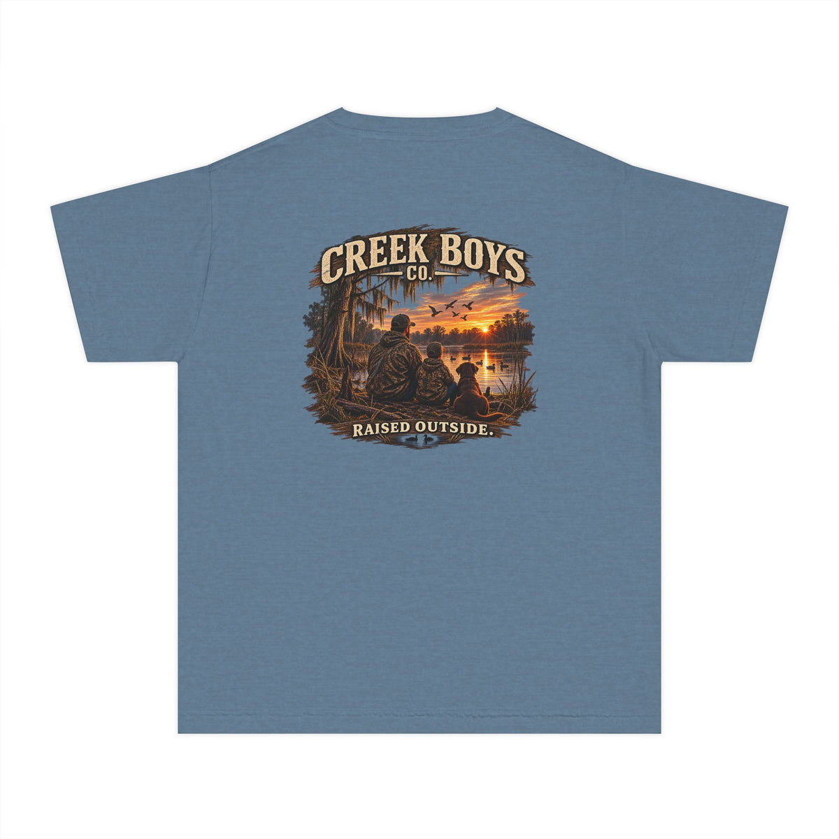 Raised Outside Duck Camp Youth Tee