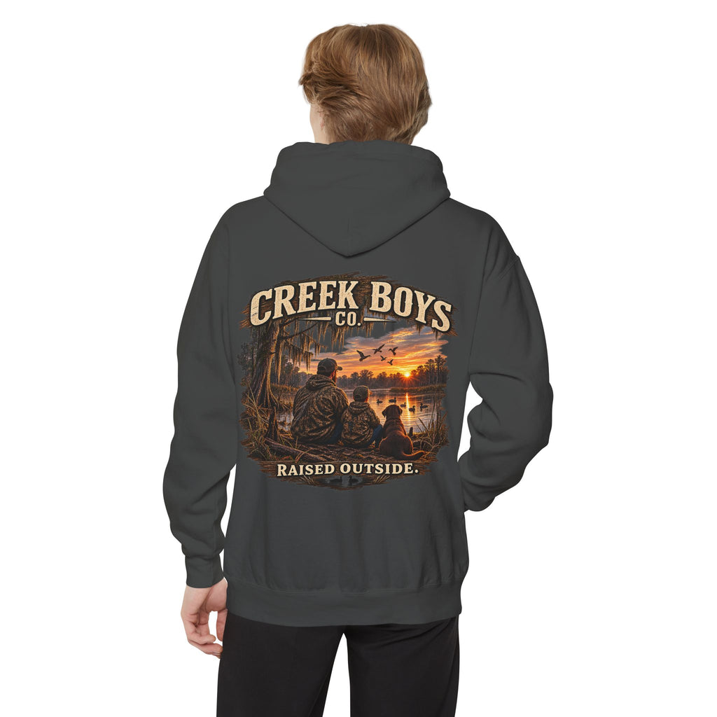 Raised Outside Duck Camp Premium Hoodie