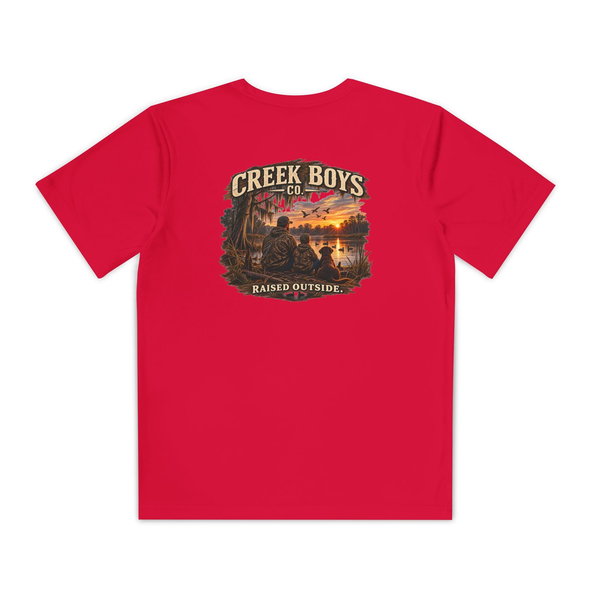 Raised Outside – Youth Duck Camp Tee