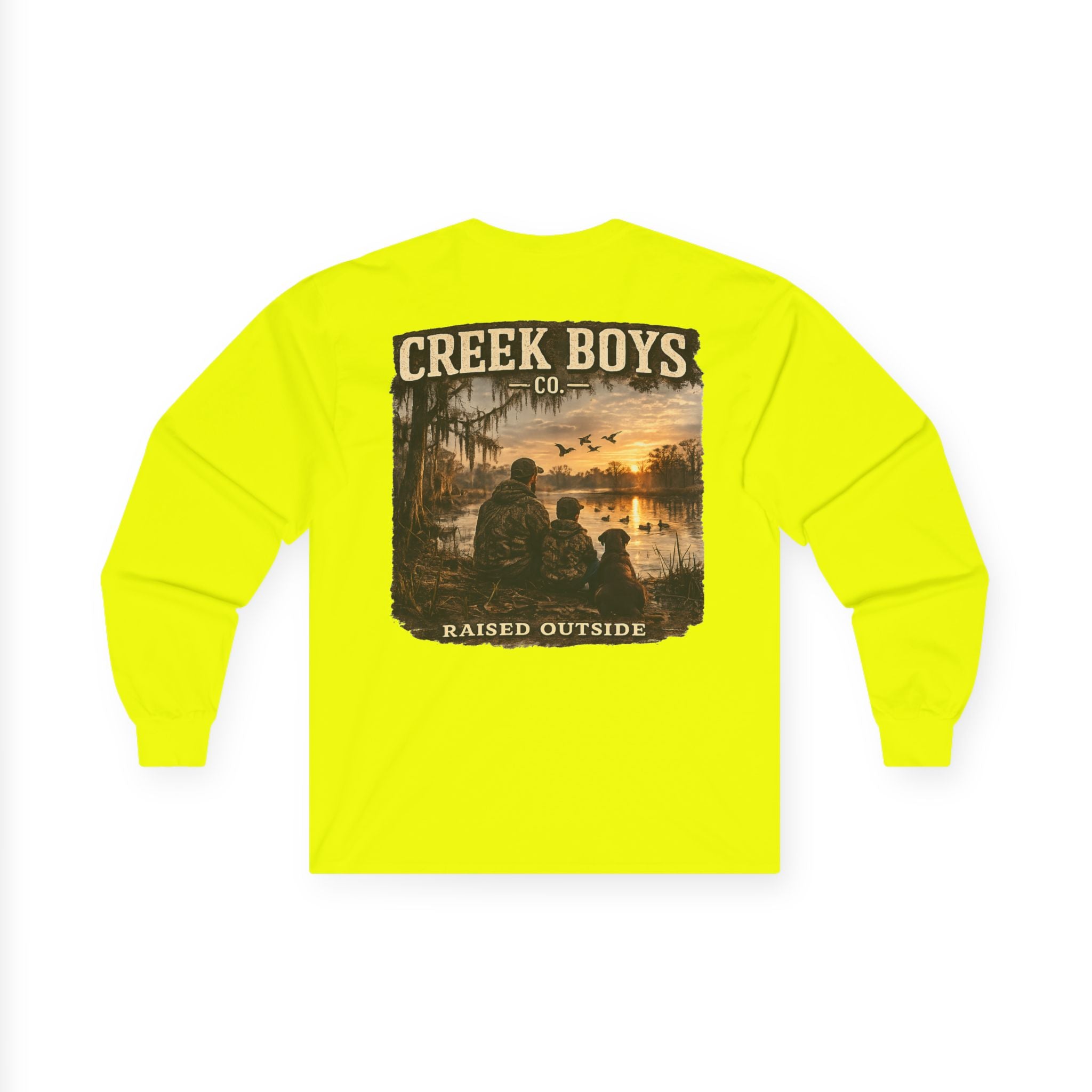 Creek Boys "Raised Outside"“ Duck Camp Long Sleeve Tee