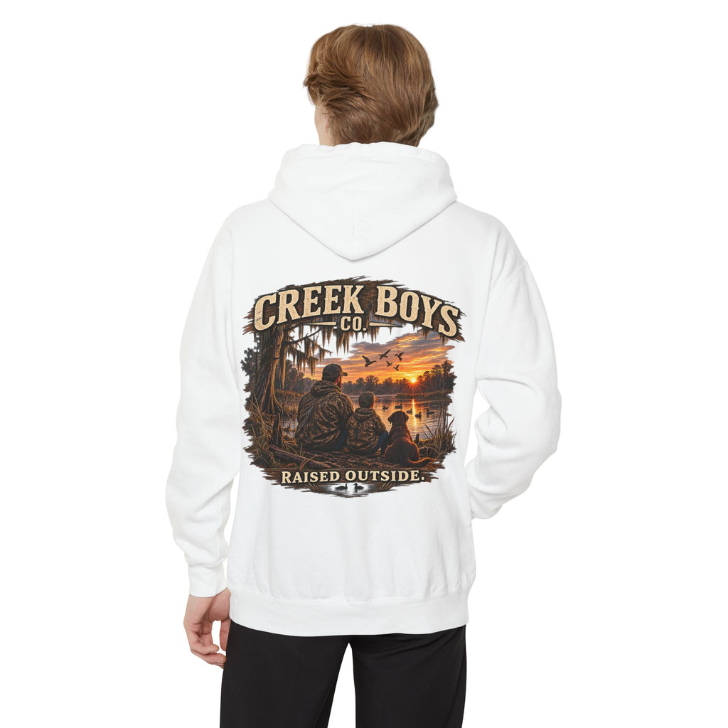 Raised Outside Duck Camp Premium Hoodie