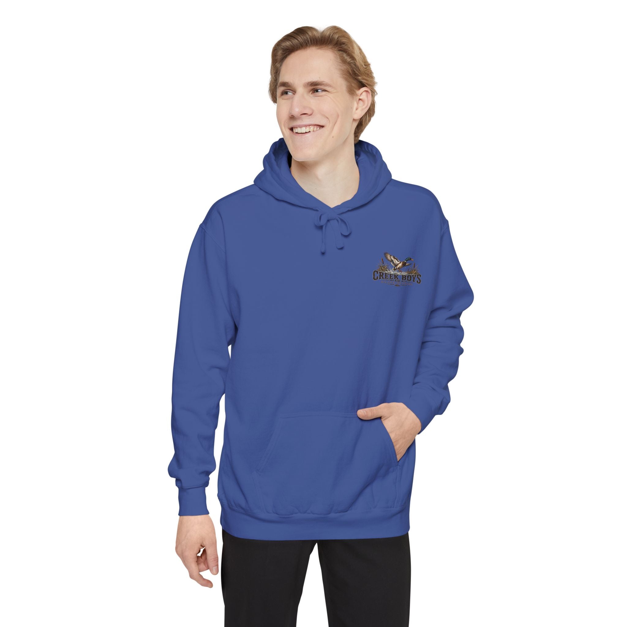Raised Outside Duck Camp Premium Hoodie