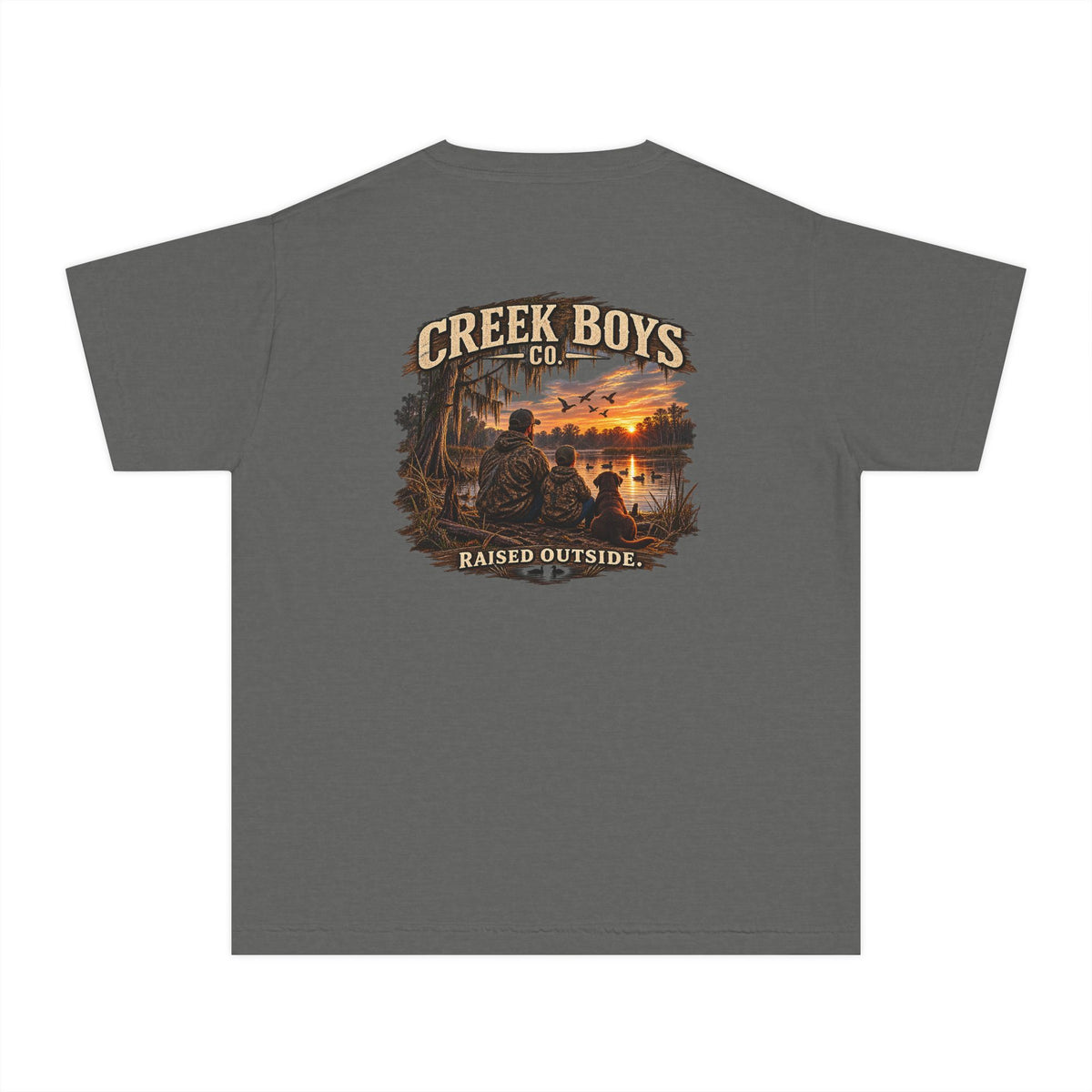 Raised Outside Duck Camp Youth Tee