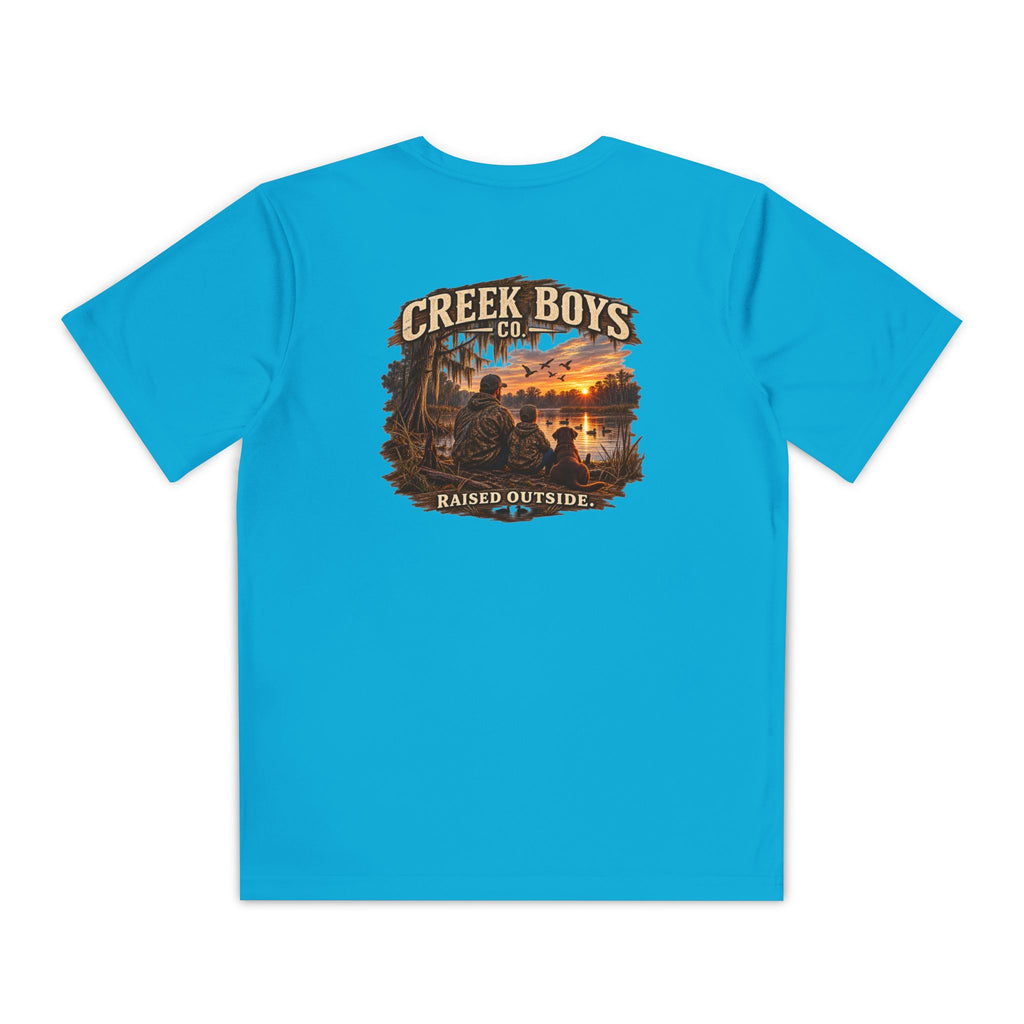 Raised Outside – Youth Duck Camp Tee