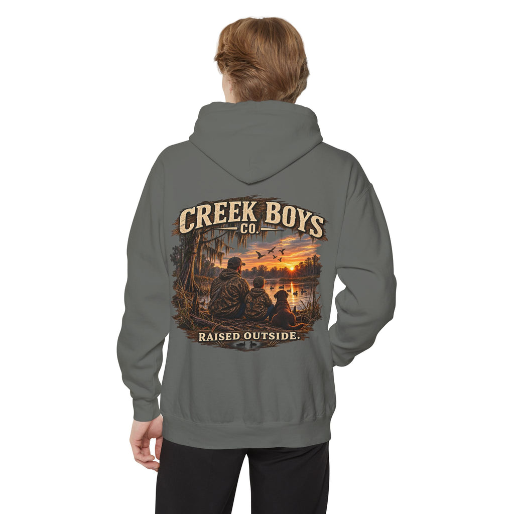 Raised Outside Duck Camp Premium Hoodie