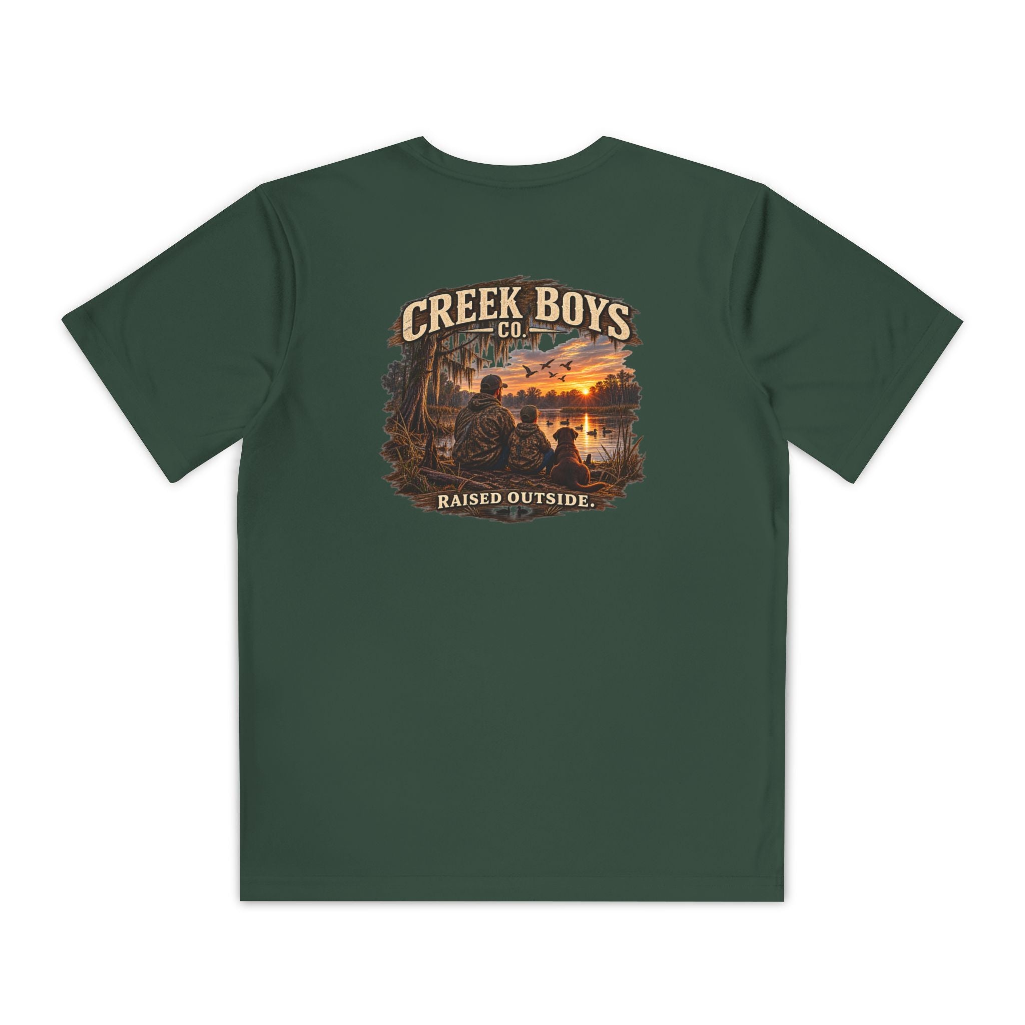 Raised Outside – Youth Duck Camp Tee