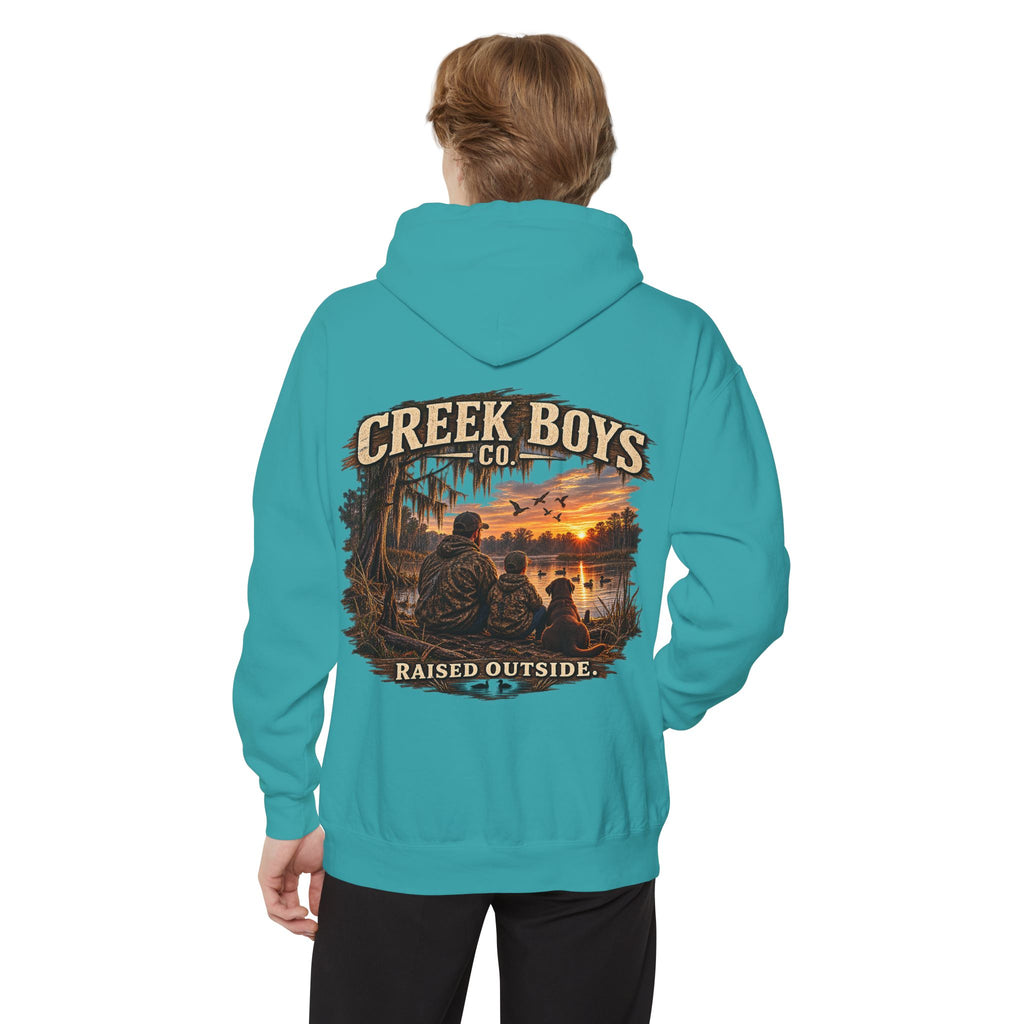Raised Outside Duck Camp Premium Hoodie