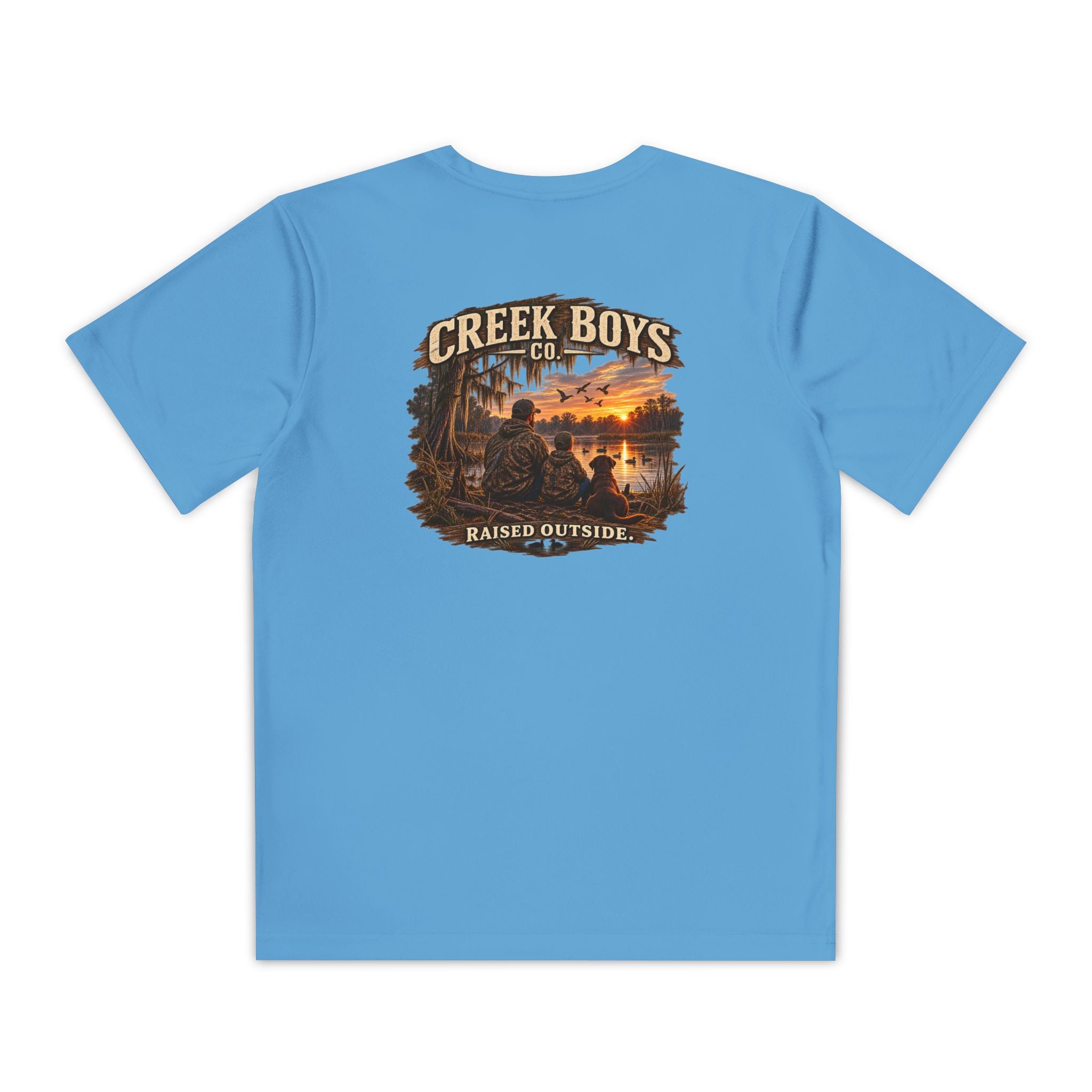 Raised Outside – Youth Duck Camp Tee